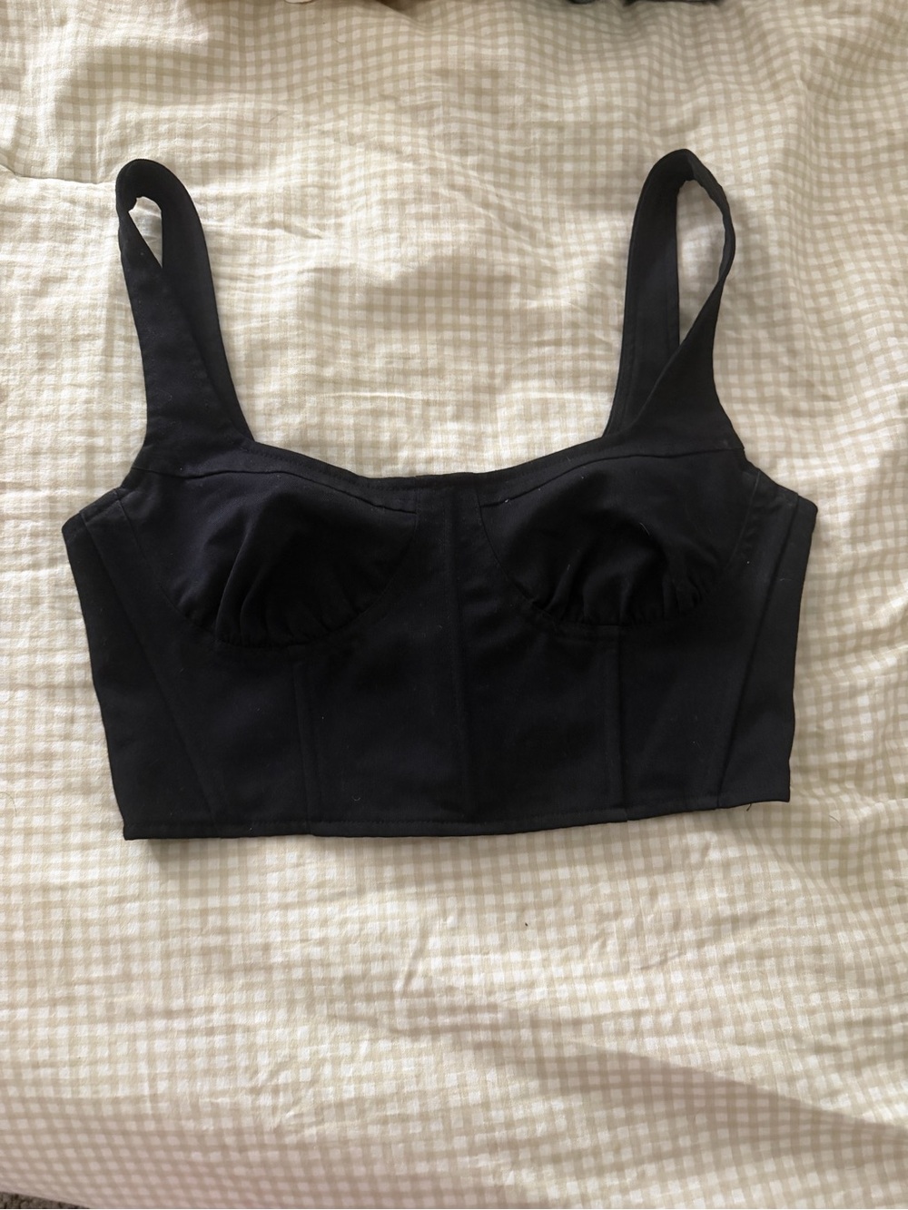 La Hearts crop top